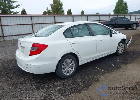 2012 Honda Civic Lx from USA, damaged, VIN 2HGFB2F56CH610845